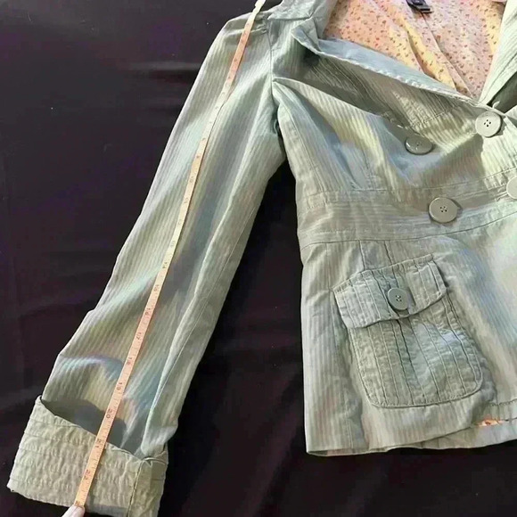 Vintage Marc Jacobs Turquoise Blazer Jacket Size 10 - Picture 6 of 6